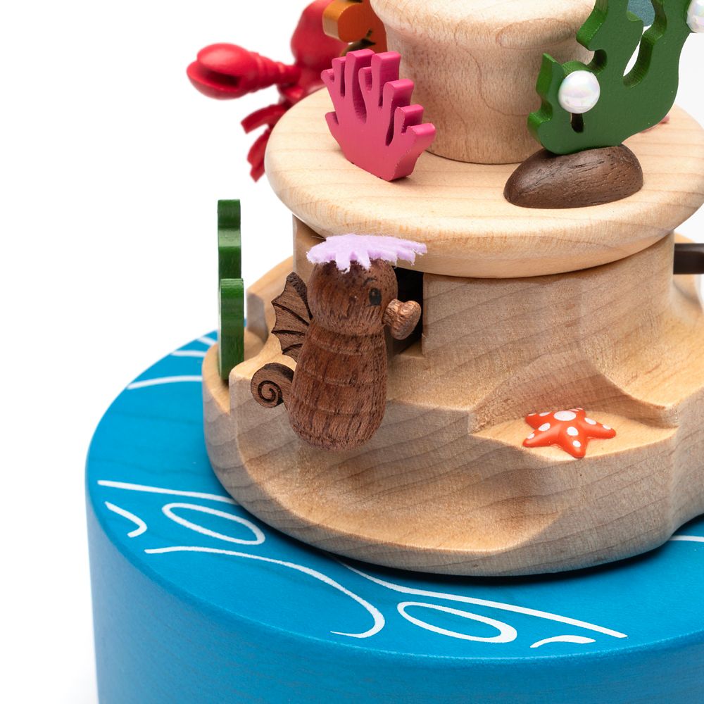 ディズニー 木製からくりオルゴール　リトルマーメイドオルゴール