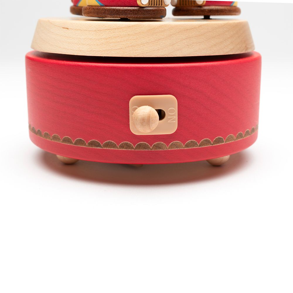 ディズニー 木製からくりオルゴール　ミッキーオルゴール遊園地