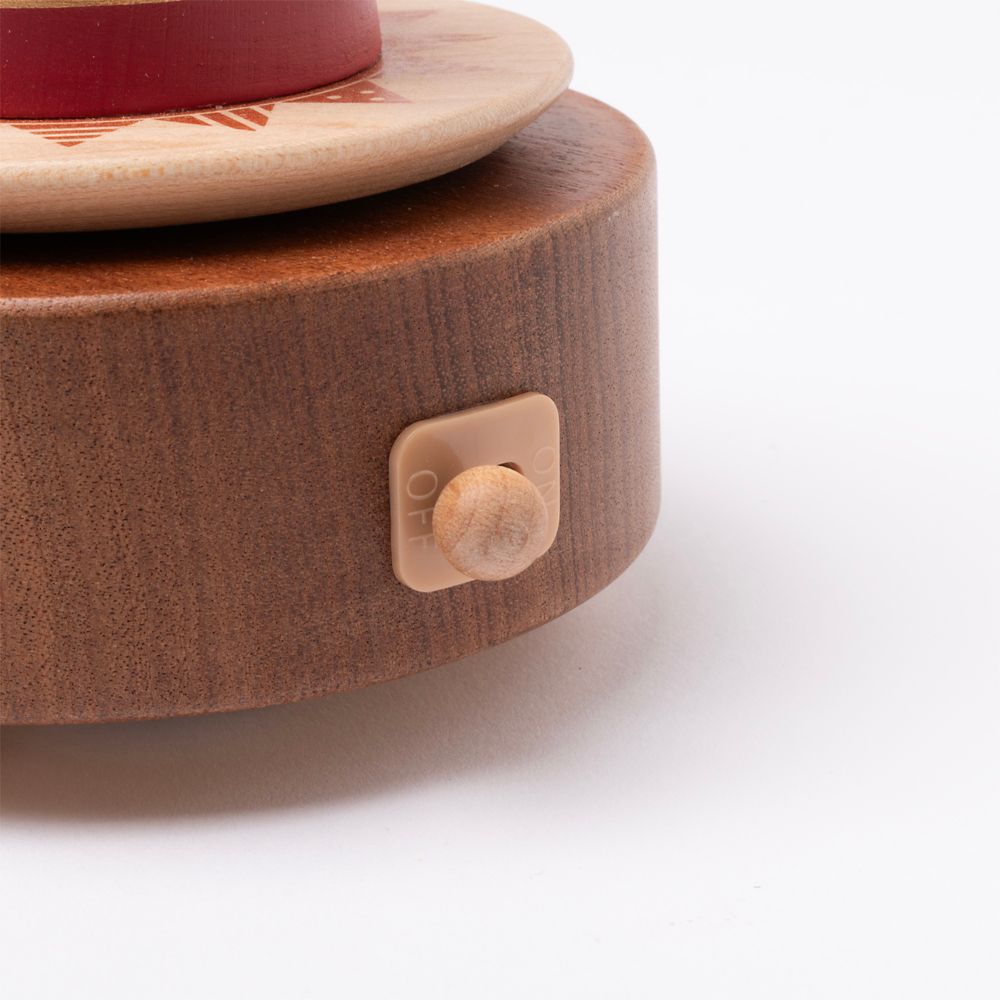 ディズニー 木製からくりオルゴール　Mickey & Friends/バースデーケーキオルゴール