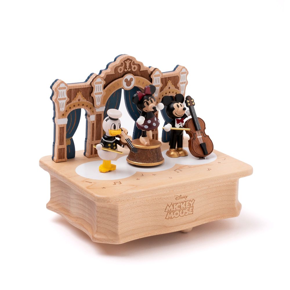ディズニー 木製からくりオルゴール　Mickey & Friends/ミニーのオルゴール演奏会