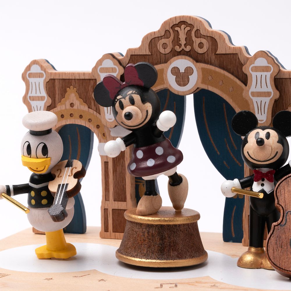 ディズニー 木製からくりオルゴール　Mickey & Friends/ミニーのオルゴール演奏会