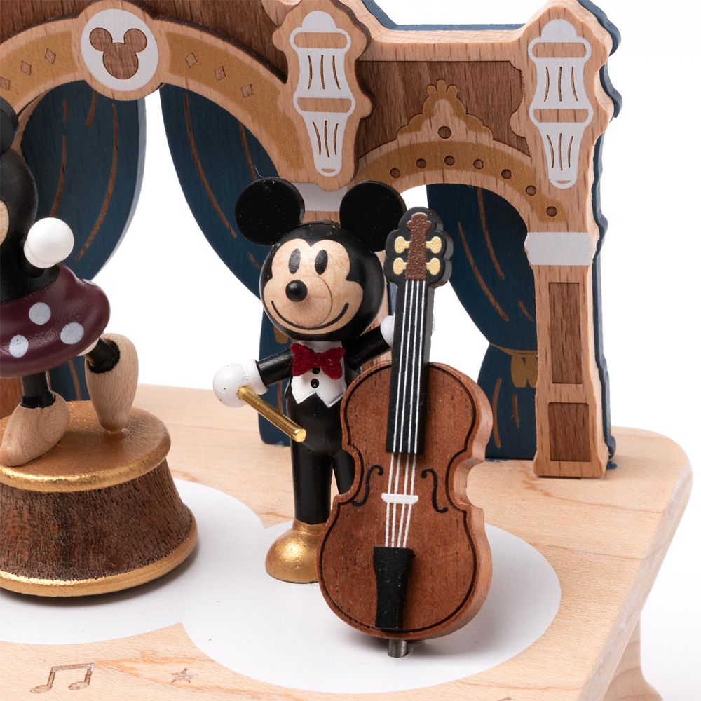 ディズニー 木製からくりオルゴール　Mickey & Friends/ミニーのオルゴール演奏会