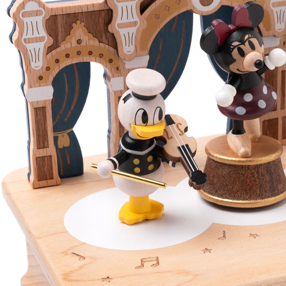 ディズニー 木製からくりオルゴール　Mickey & Friends/ミニーのオルゴール演奏会
