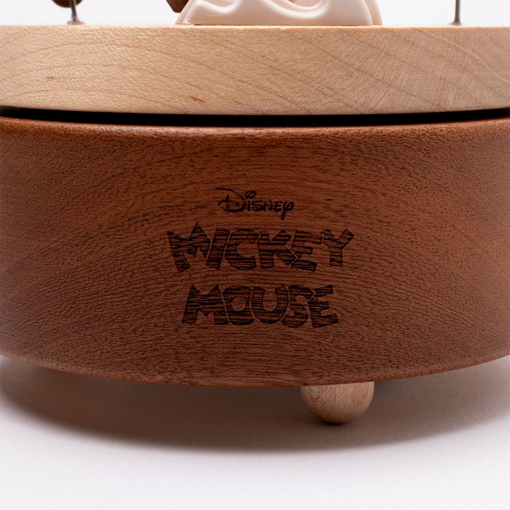 ディズニー 木製からくりオルゴール　Mickey Mouse/蒸気船ウィリー