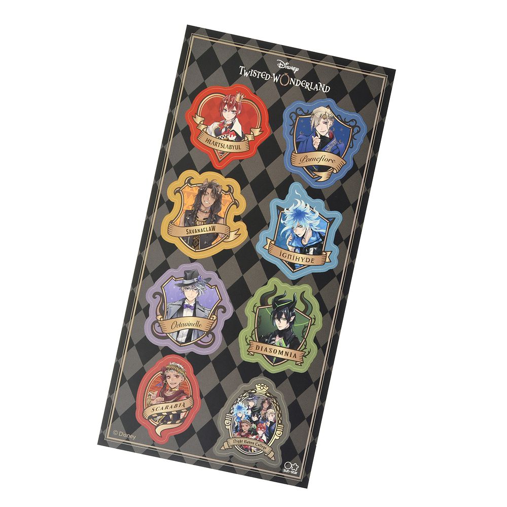 公式 ショップディズニー ナイトレイブンカレッジ寮長 封筒 シール付 A柄 ディズニー ツイステッドワンダーランド