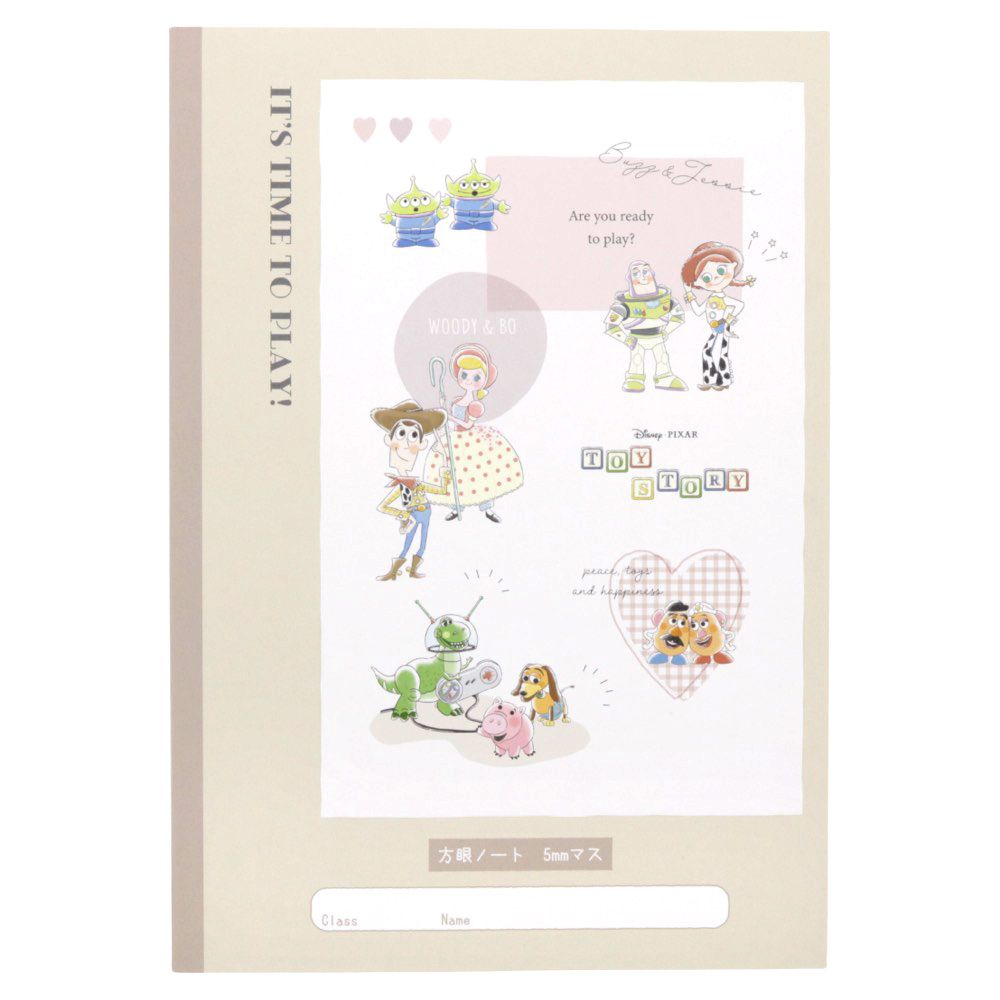 公式 ショップディズニー トイ ストーリー ノートb5 方眼 Nlp Dc トイ ストーリー ベージュ