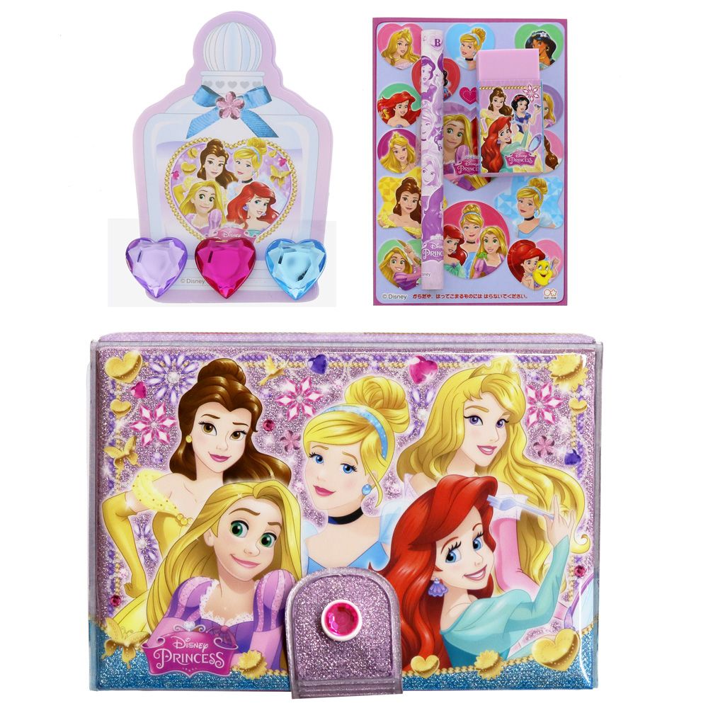 公式 ショップディズニー ハートミラーつきステーショナリーボックス ｄプリンセス
