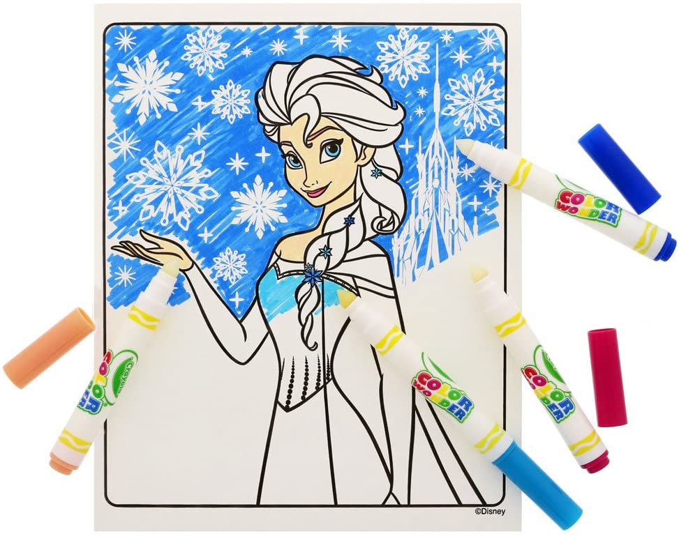 ＮＥＷうきうきぬりえカラーワンダー　ＤＣ　アナと雪の女王　Ｂ柄