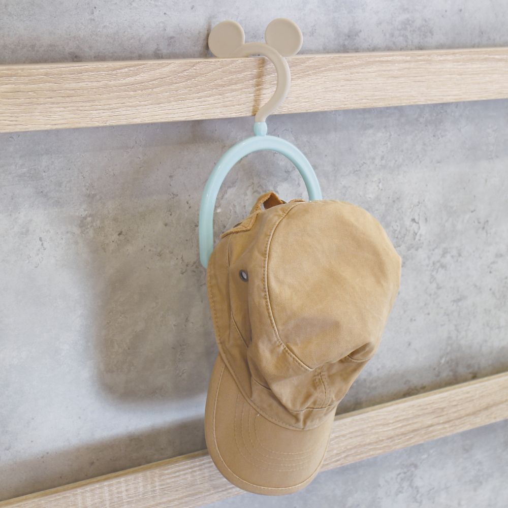 ミッキーマウス　帽子ハンガー　ライトブルー