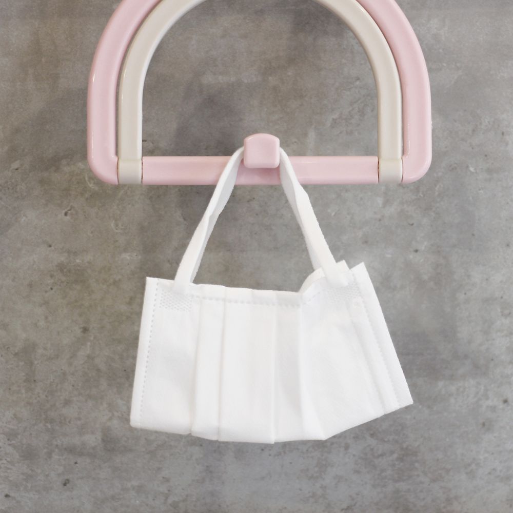 ミニーマウス　帽子ハンガー　ピンクベージュ