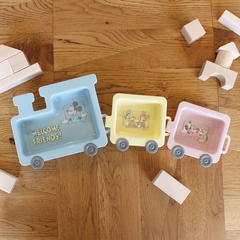 ミッキーマウス　トレインランチプレート