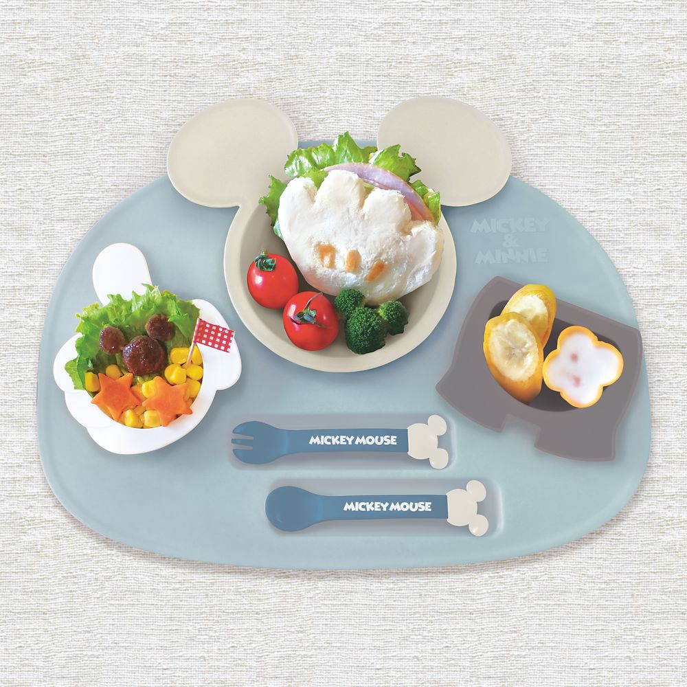 ミッキーマウス アイコン・ランチプレート　B&times;GR