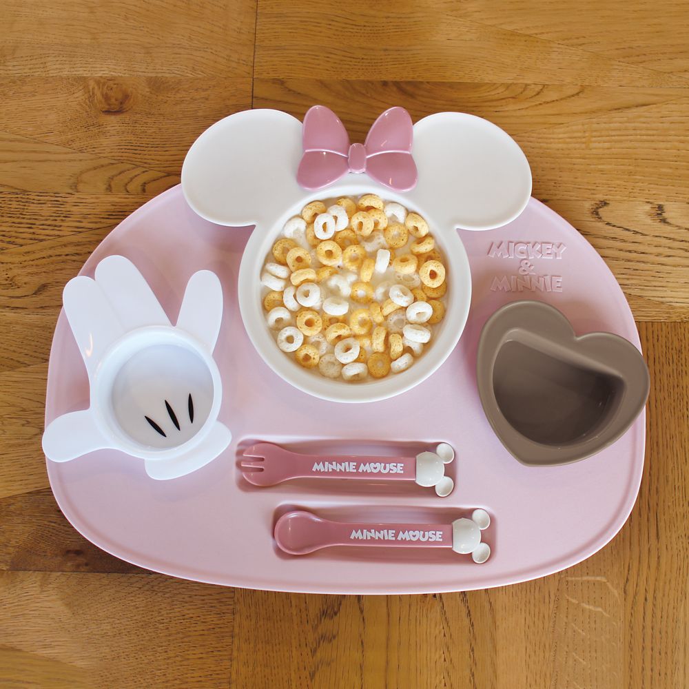 ミニーマウス　アイコン・ランチプレート　P&times;BR