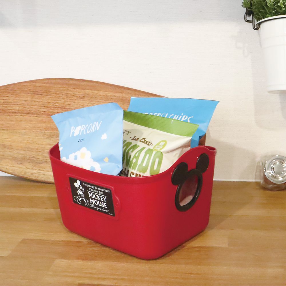 ミッキーマウス　ミニやわらかバケツＳＱ５ADダークレッド