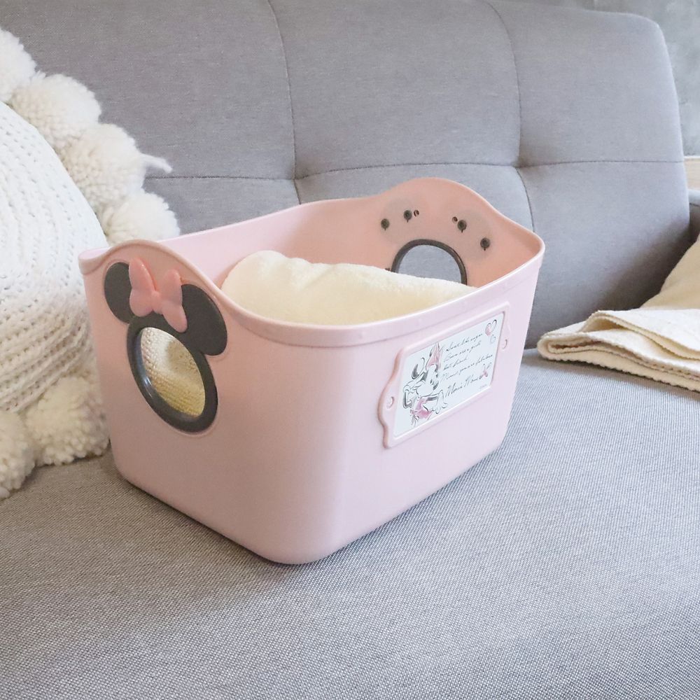 ミニーマウス　ミニやわらかバケツＳＱ５AD　ピンクベージュ