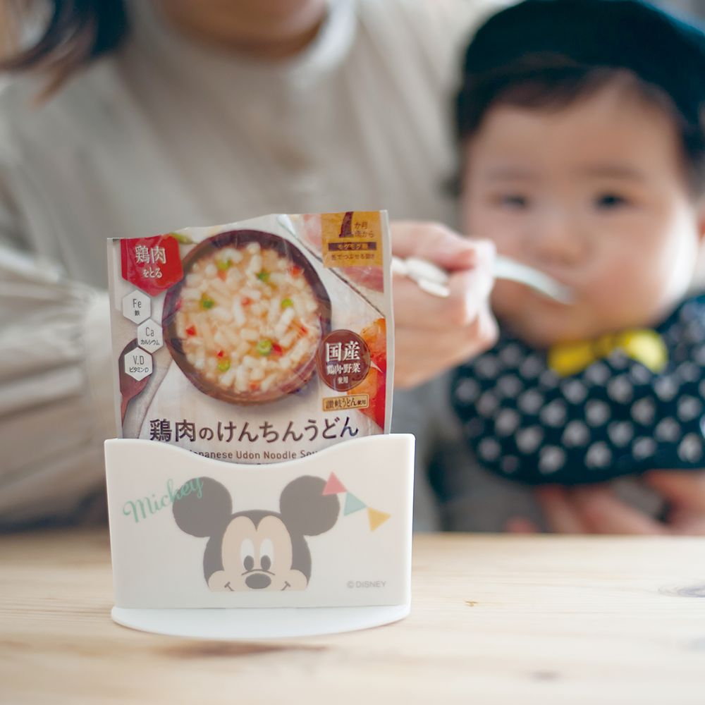 ミッキーマウス　レトルト離乳食スタンド