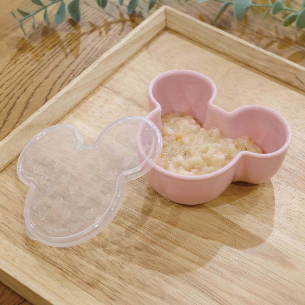 ミッキーマウス　離乳食こばちセット（ストロベリー）