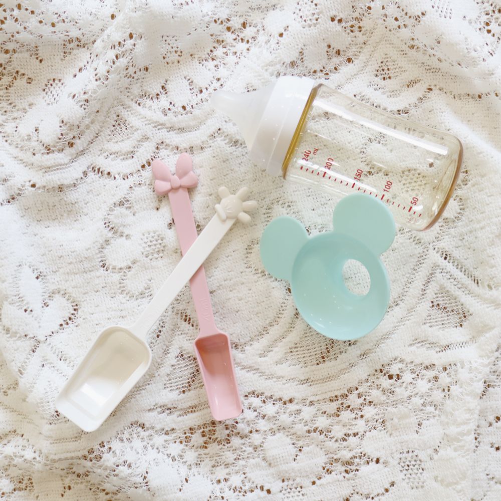 ミッキー&ミニー　粉ミルクスプーンセット