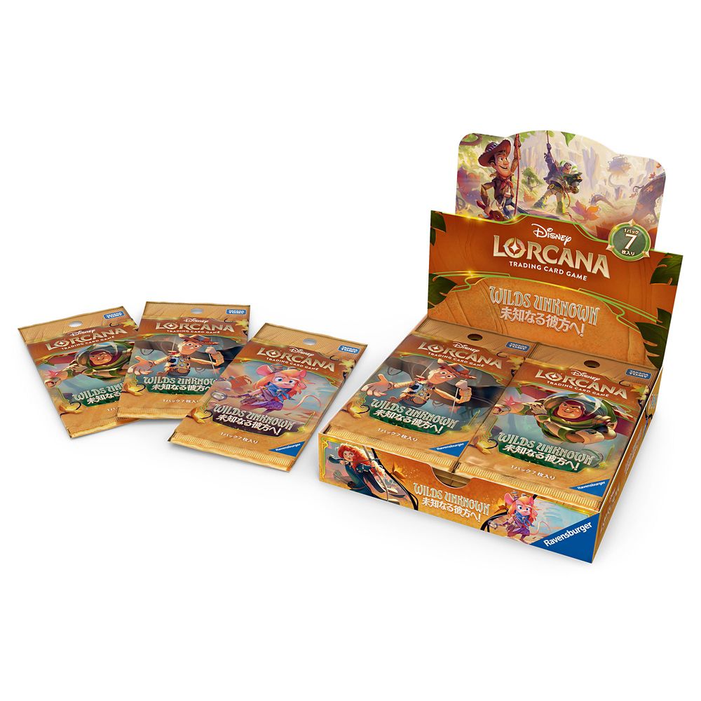 ディズニー・ロルカナ・TCG 日本語版 ブースターパック WILDS UNKNOWN 未知なる彼方へ！DB（BOX単位）