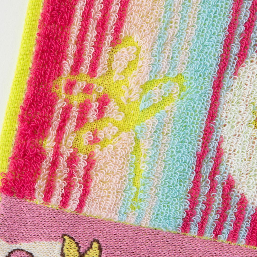 プー&フレンズ　フェイスタオル　ピンク