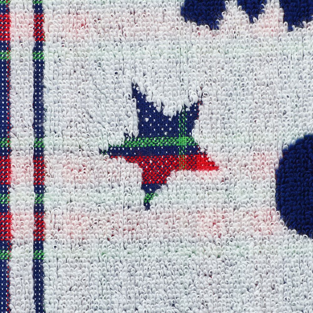 ミッキー フェイスタオル パズルチェック アイボリー