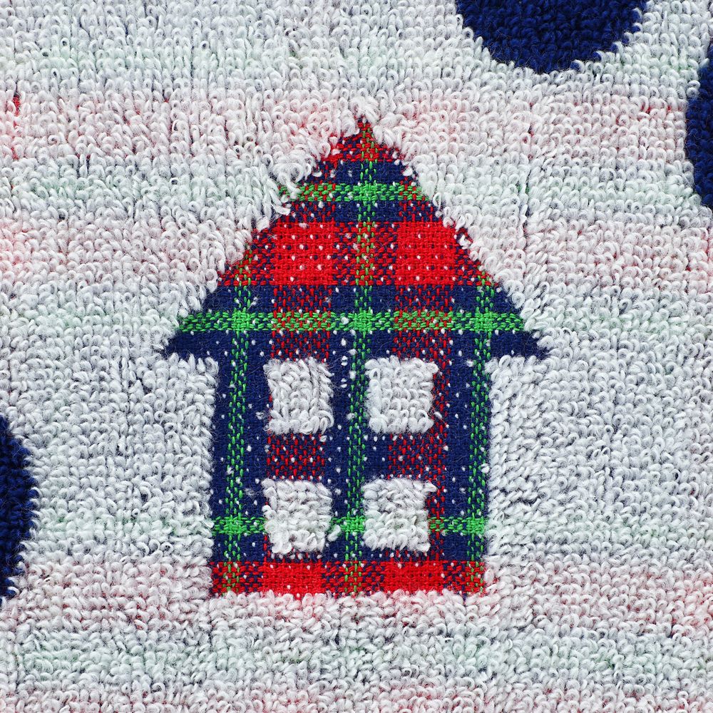 ミッキー ゲストタオル パズルチェック アイボリー