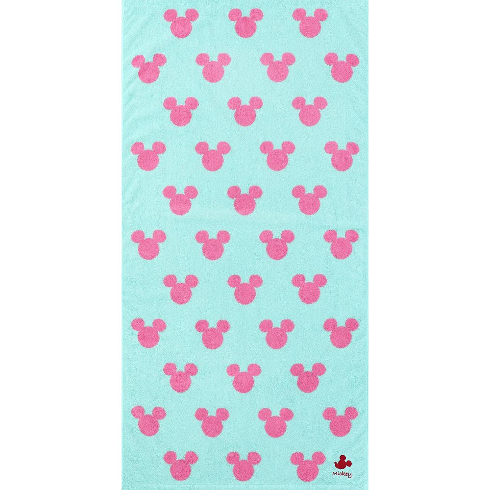 ミッキー バスタオル キャンディ グリーン