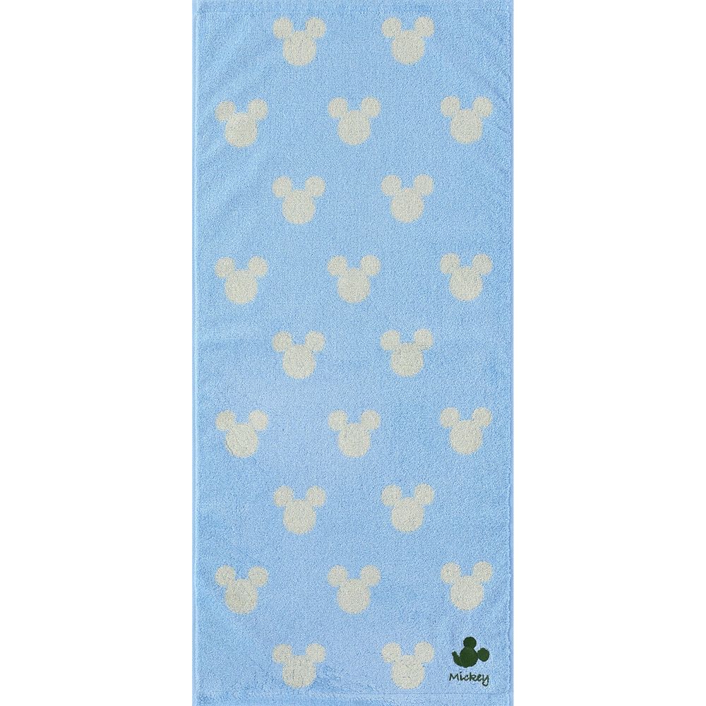 ミッキー フェイスタオル キャンディ ブルー