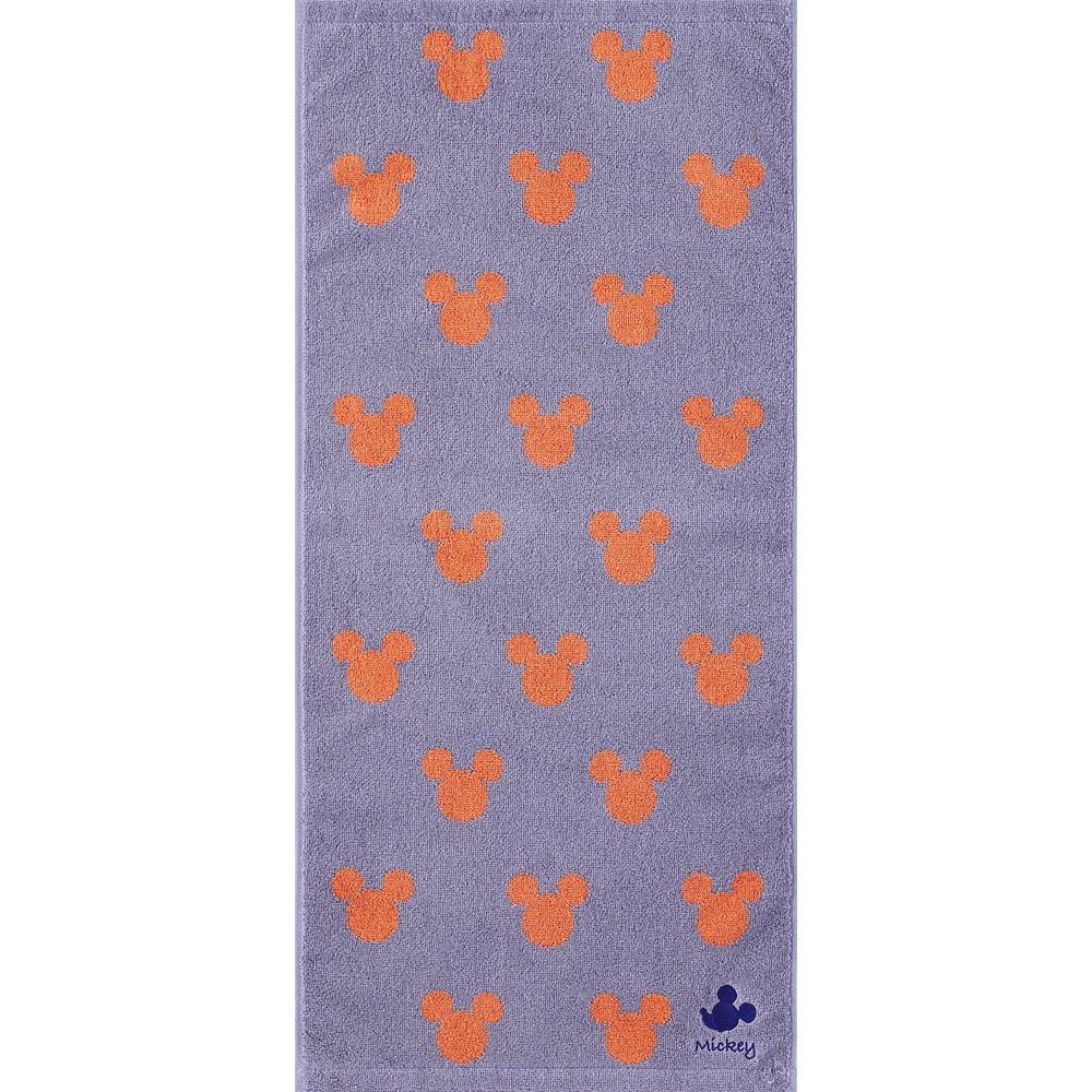 ミッキー フェイスタオル キャンディ グレー