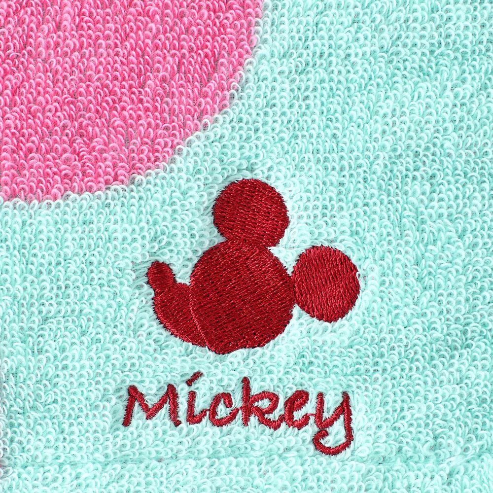 ミッキー ゲストタオル キャンディ グリーン