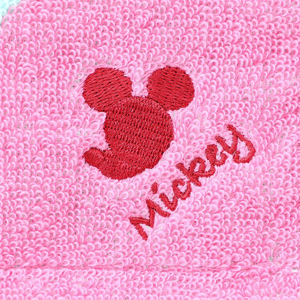 ミッキー タオルハンカチ キャンディ グリーン