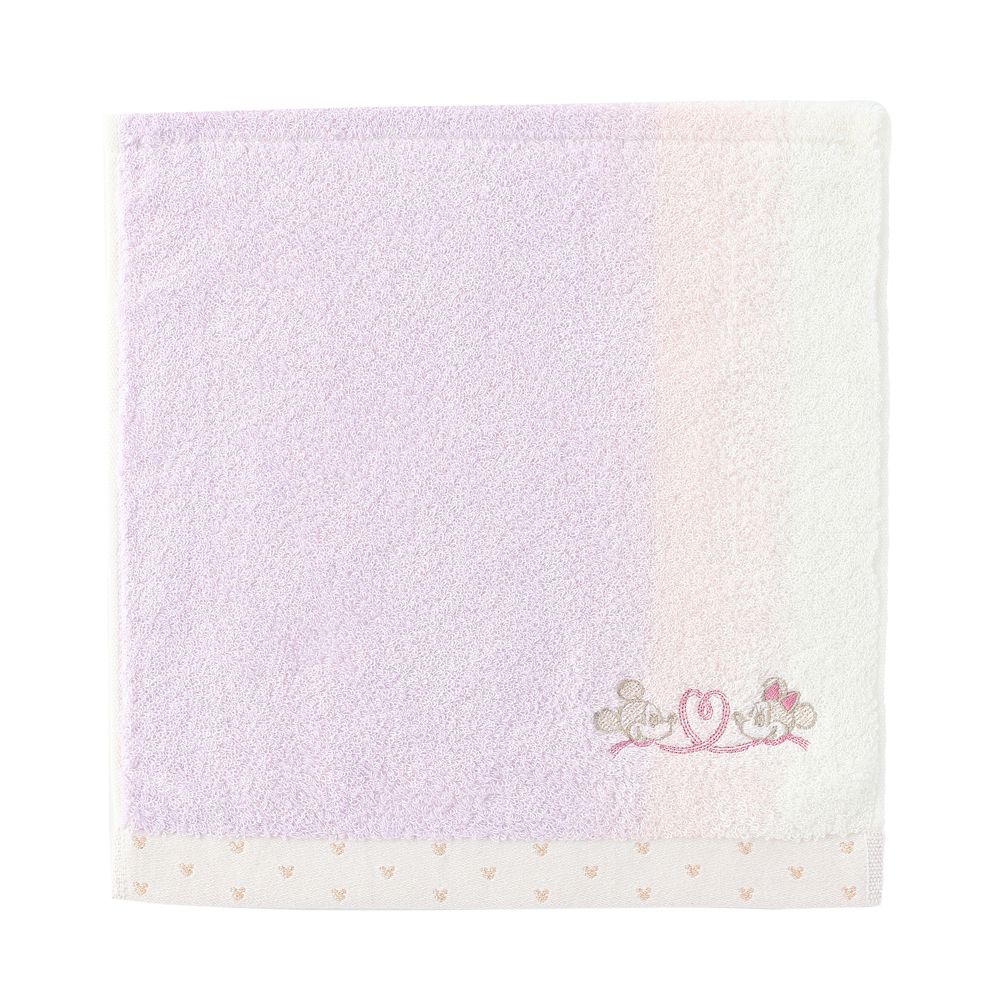 ミッキー&ミニー ゲストタオル スィートペア ピンク