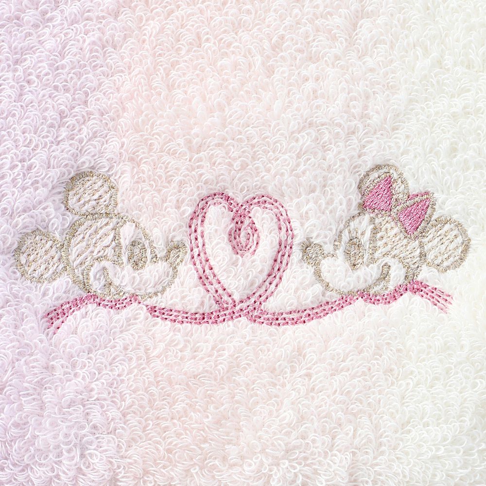 ミッキー&ミニー ゲストタオル スィートペア ピンク