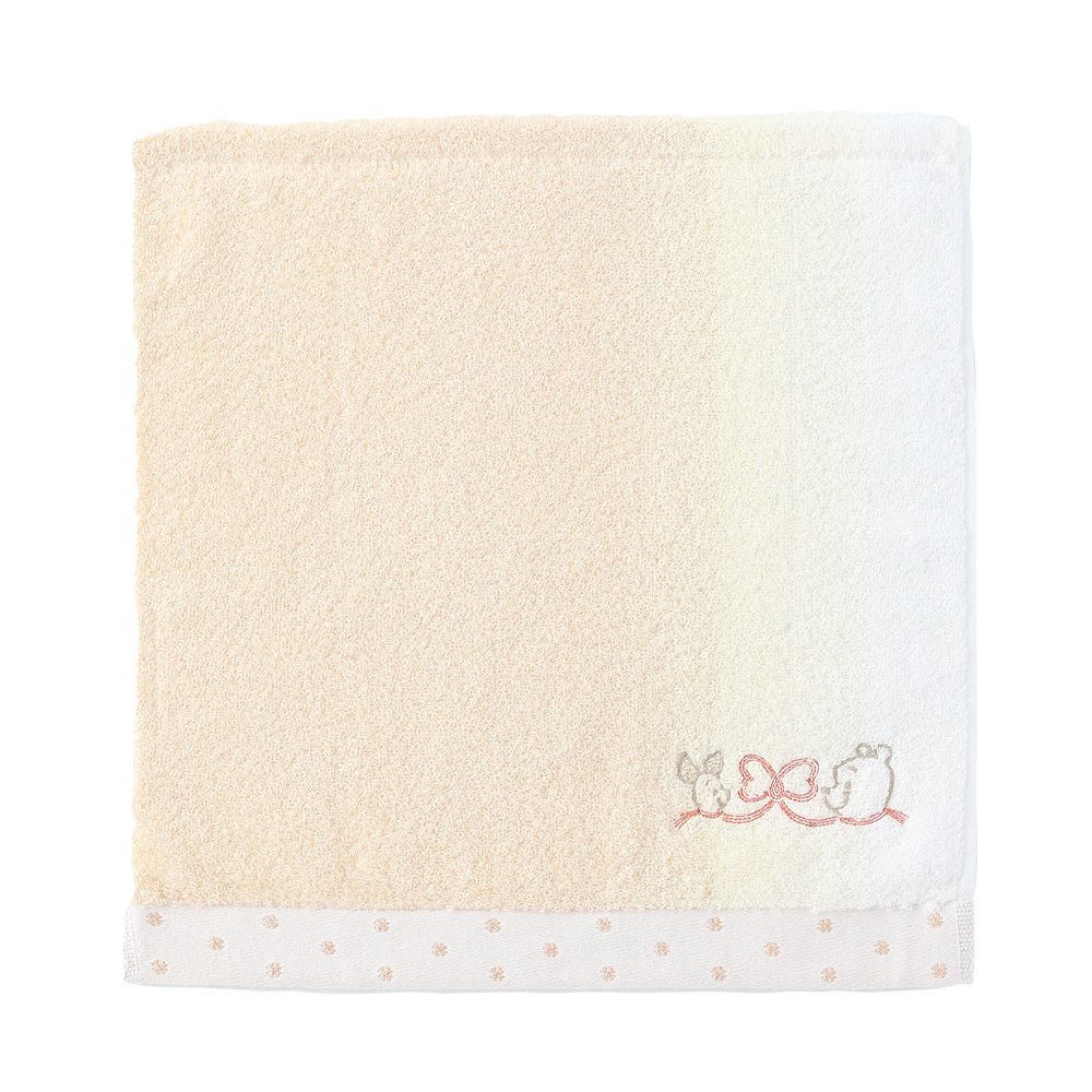 プー&ピグレット ゲストタオル スィートペア イエロー