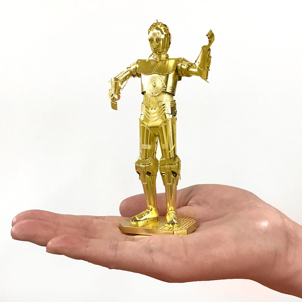 スター・ウォーズ メタリックナノパズル  ゴールド シリーズ「C-3PO」