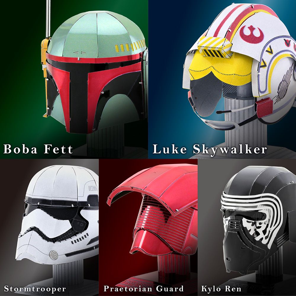 スター・ウォーズ メタリックナノパズル  マルチカラー シリーズ「ボバ・フェット ヘルメット」