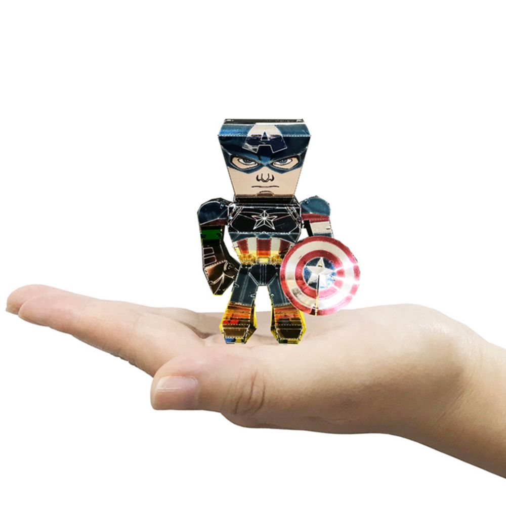 マーベル　メタリックナノパズル マルチカラー シリーズ　「キャプテン・アメリカ」