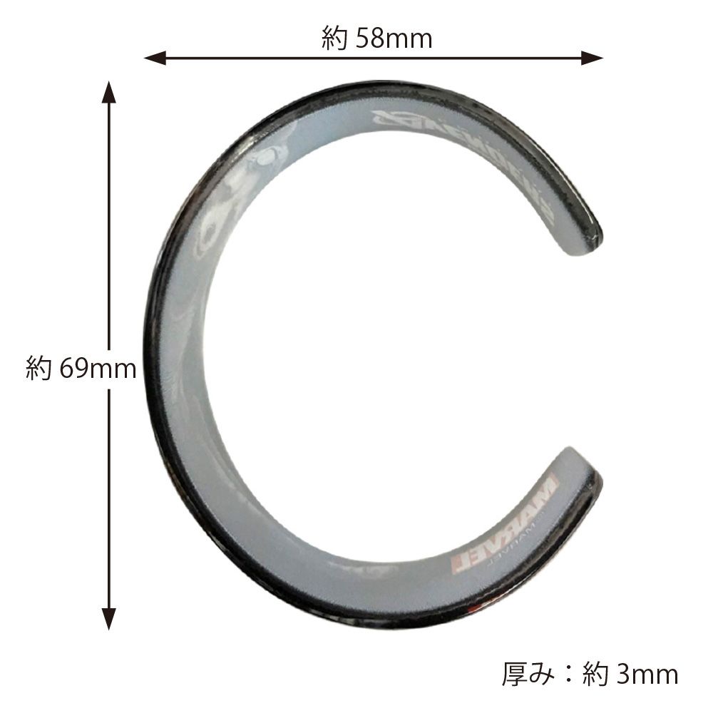 マーベル アクリルバングル ブレスレット  「MARVEL アクリルバングル I LOVE YOU 3000」