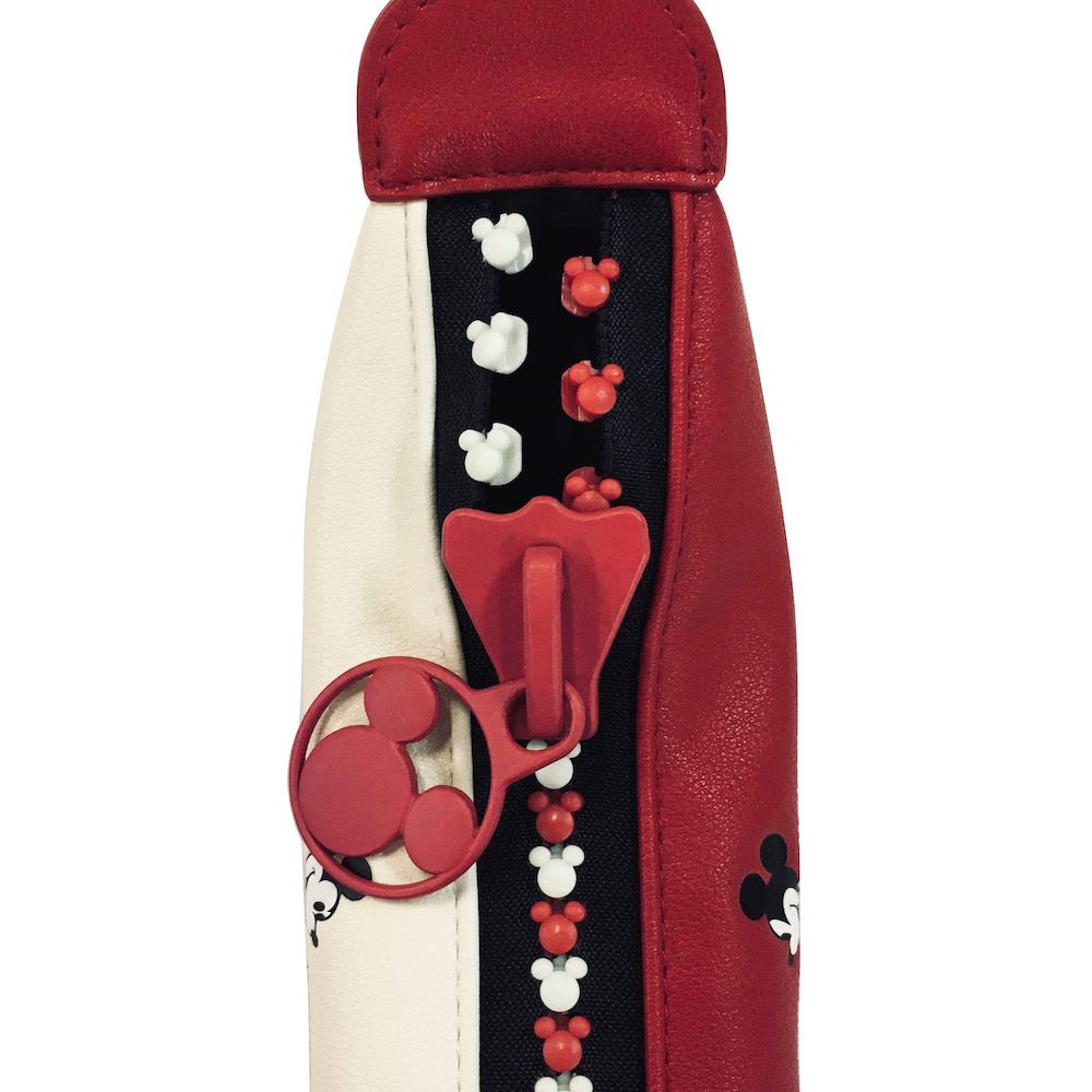 ミッキー ペンケース・筆箱 M-ZIP シリーズ 「M-ZIP ペンケース赤」