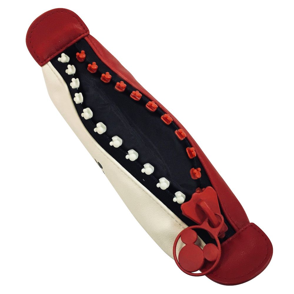 ミッキー ペンケース・筆箱 M-ZIP シリーズ 「M-ZIP ペンケース赤」