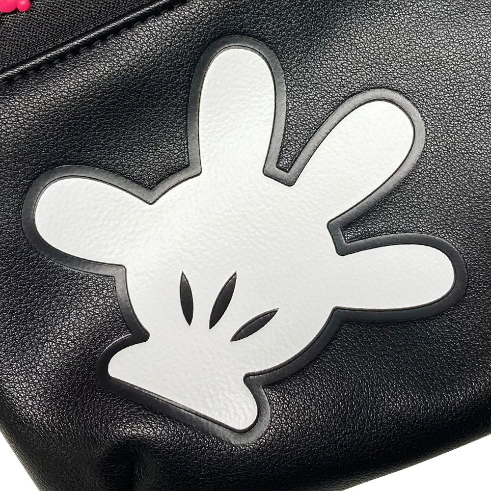 ミッキーマウス　サコッシュ　M-ZIP・シリーズ「M-ZIP サコッシュ／黒」