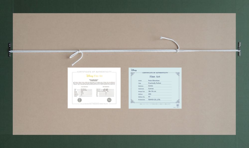 【受注生産】ディズニーファインアート プラクティカリー　パーフェクト 世界限定395枚