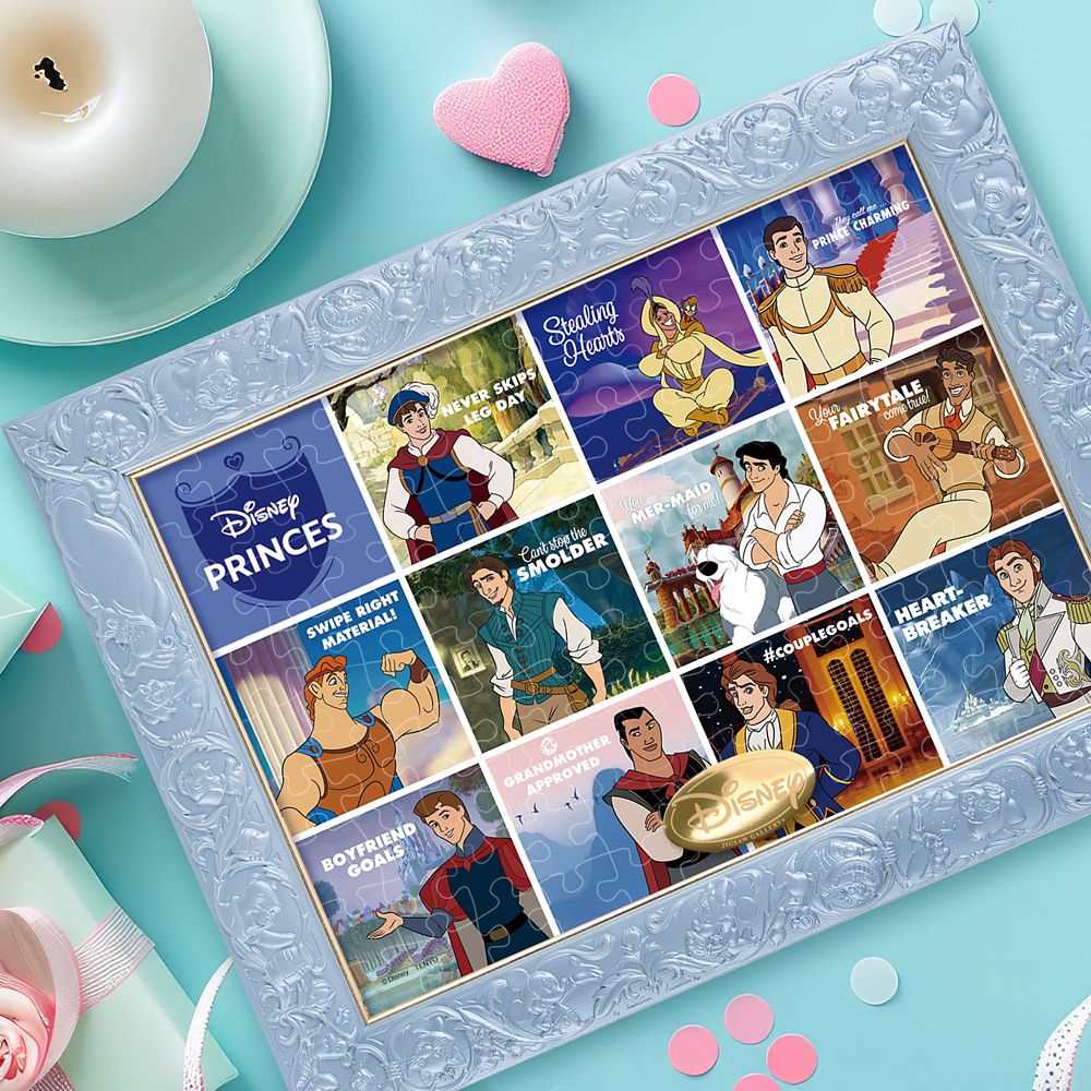 ディズニープリンス ホログラムペーパー ジグソーパズル 108ピース「ディズニーの王子さま」