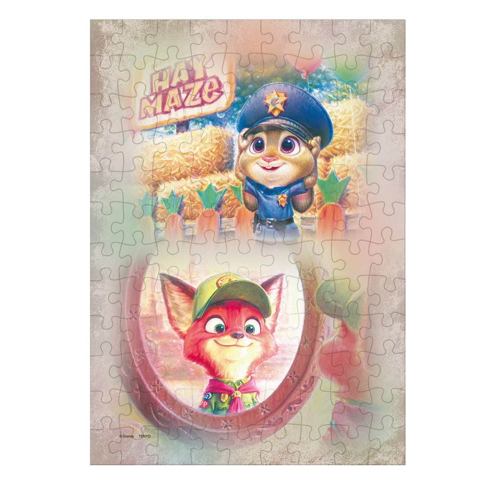 ズートピア ジグソーパズル 108ピース 「ジュディ＆ニック 〈ビューティフル チャイルド〉」