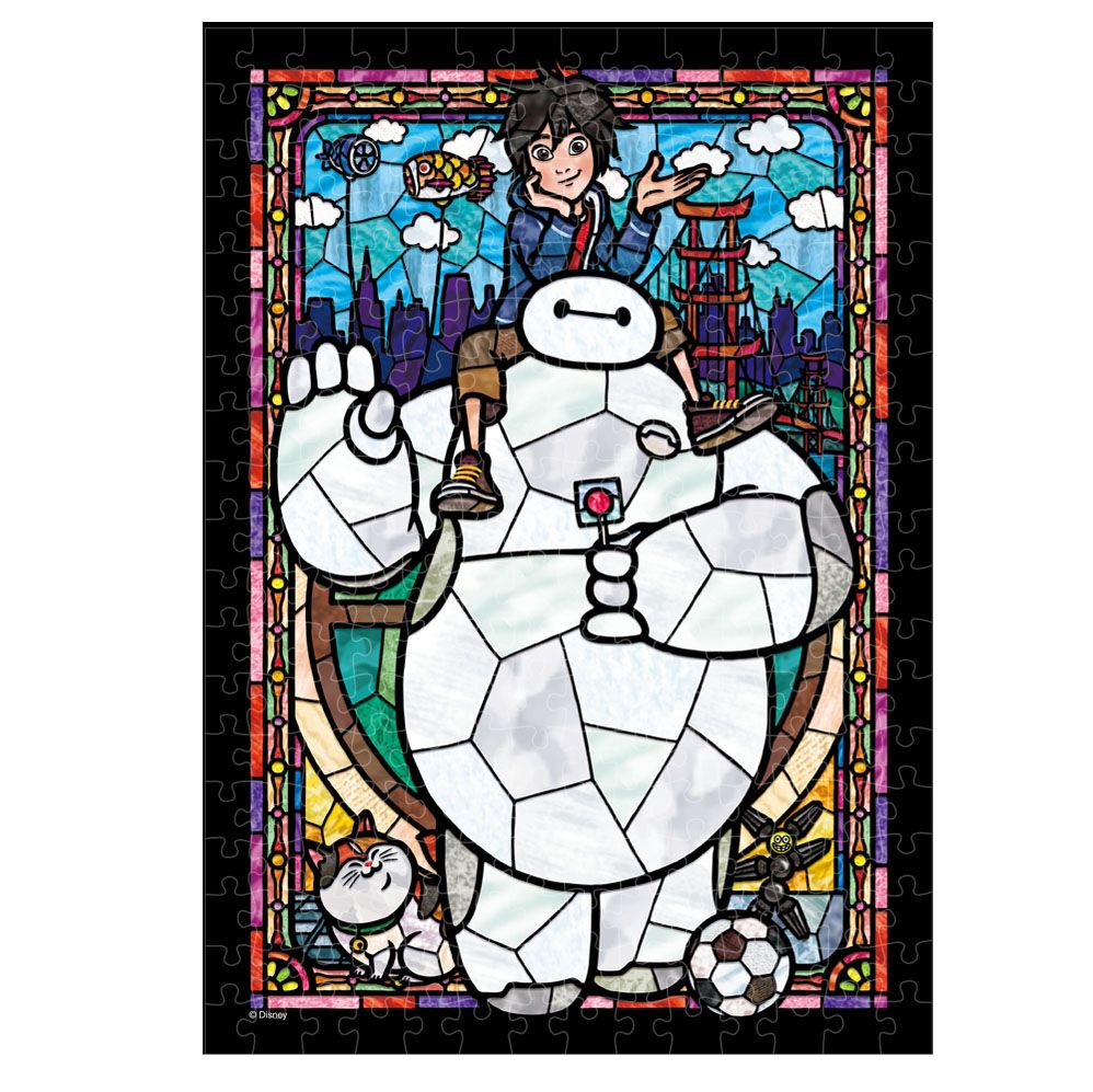 公式 ショップディズニー ベイマックス ステンドアート ジグソーパズル ぎゅっと266ピース ベイマックス ステンドグラス