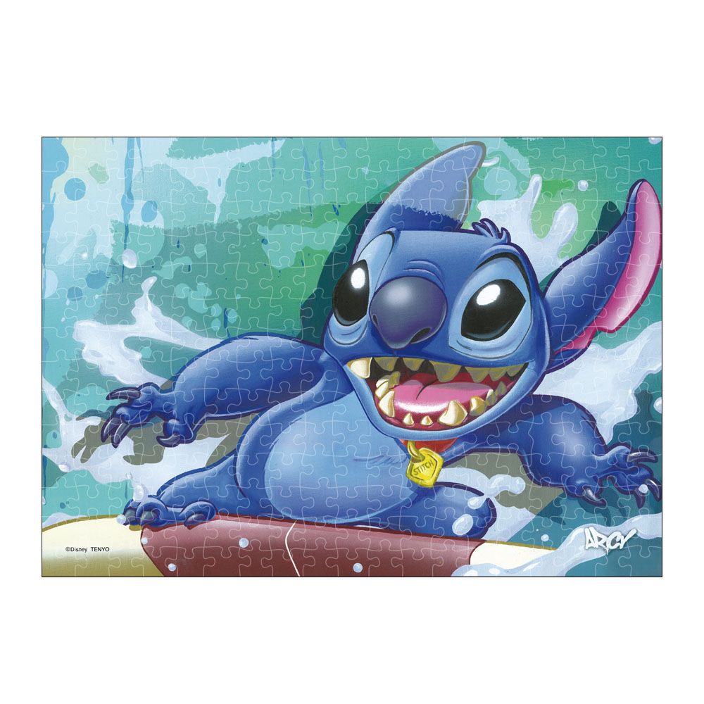 【公式】ディズニーストア.jp | スティッチ ステンドアート ジグソーパズル ぎゅっと266ピース「Surf Rider  Stitch」スペシャルアート・コレクション