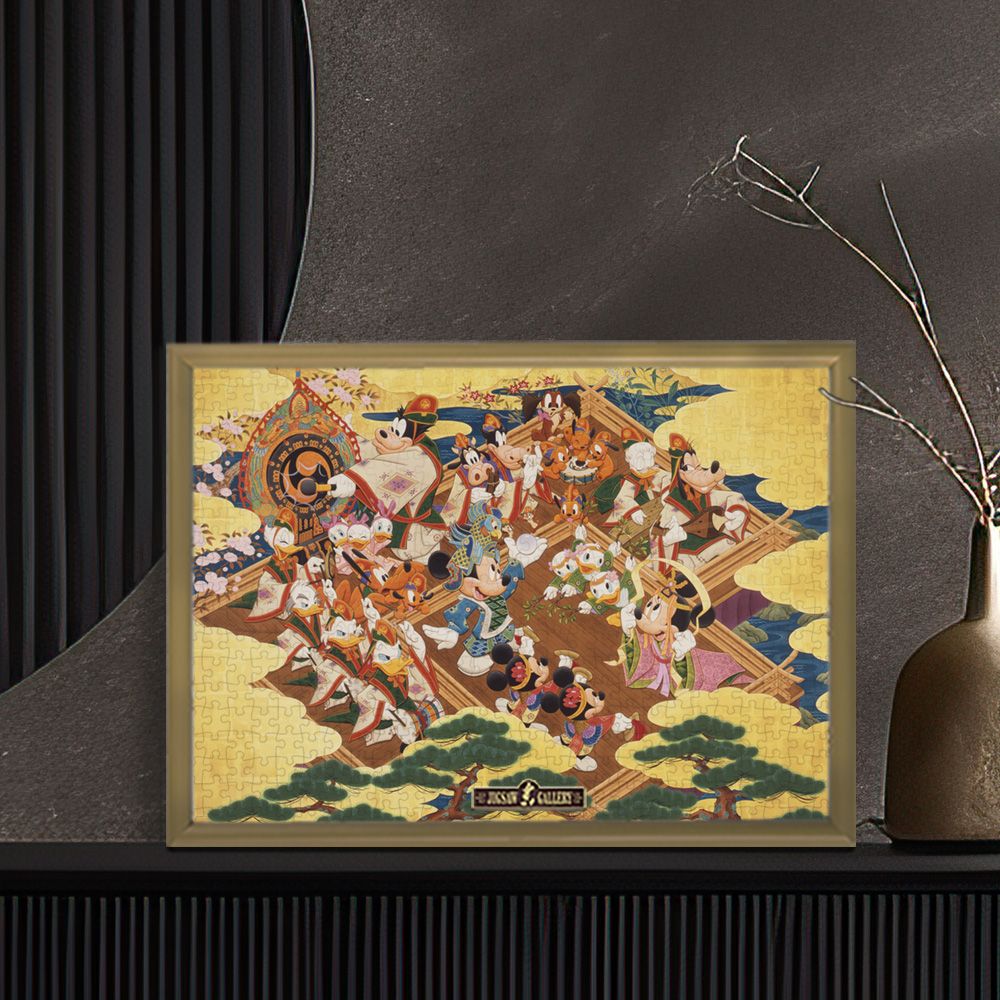 ミッキーアンドフレンズ  ジグソーパズル 500ピース 「歌舞（うた-まい）」