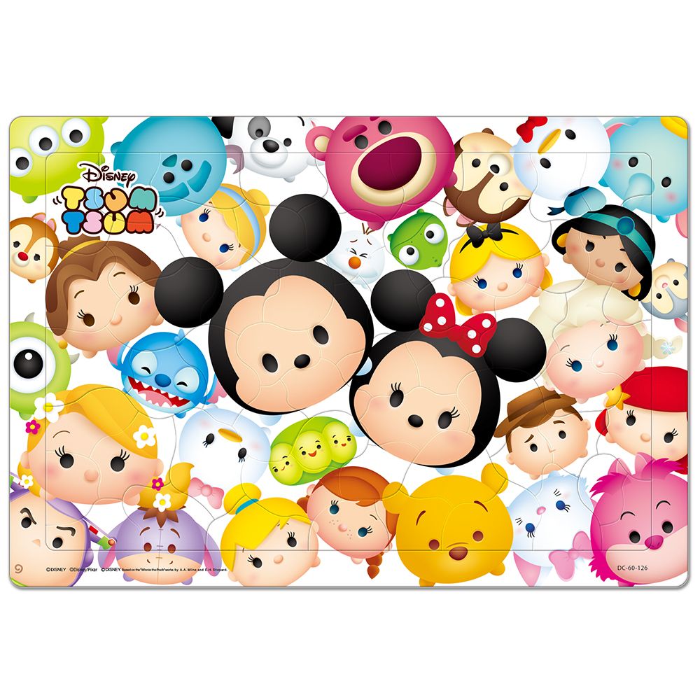 公式 ショップディズニー Tsum Tsum チャイルドパズル 60ピース みんなだいすき ツムツム