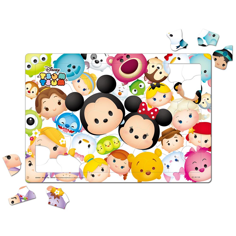 公式 ショップディズニー Tsum Tsum チャイルドパズル 60ピース みんなだいすき ツムツム