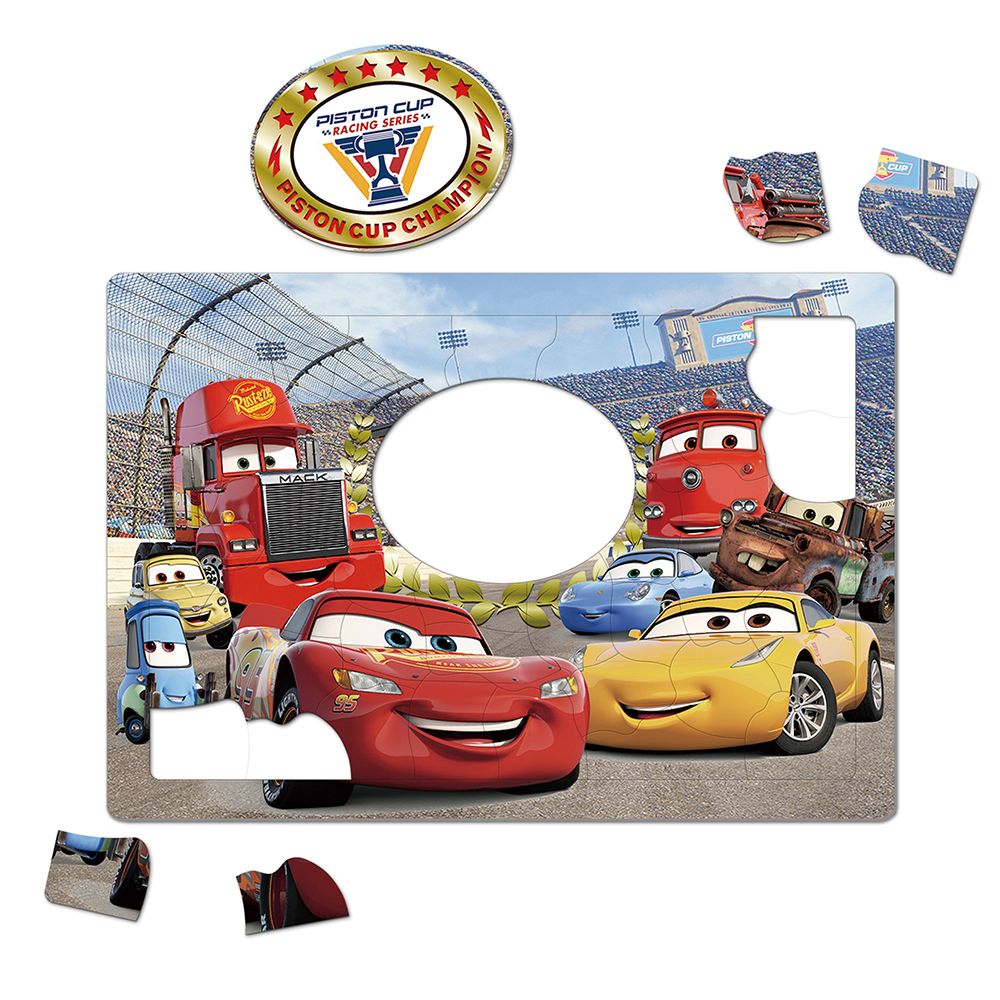 カーズ3　マイフォトピースチャイルドパズル　41ピース　「ボクがチャンピオン！（カーズ3）」